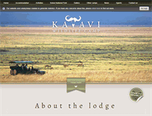 Tablet Screenshot of kataviwildlifecamp.com